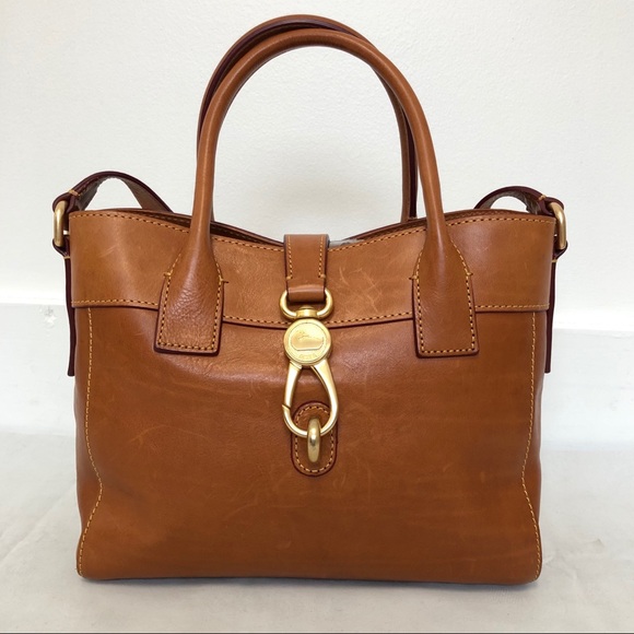 Dooney & Bourke Handbags - Dooney Bourke Handbag Purse Leather Brown Satchel